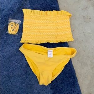 Yellow Bando Bikini!